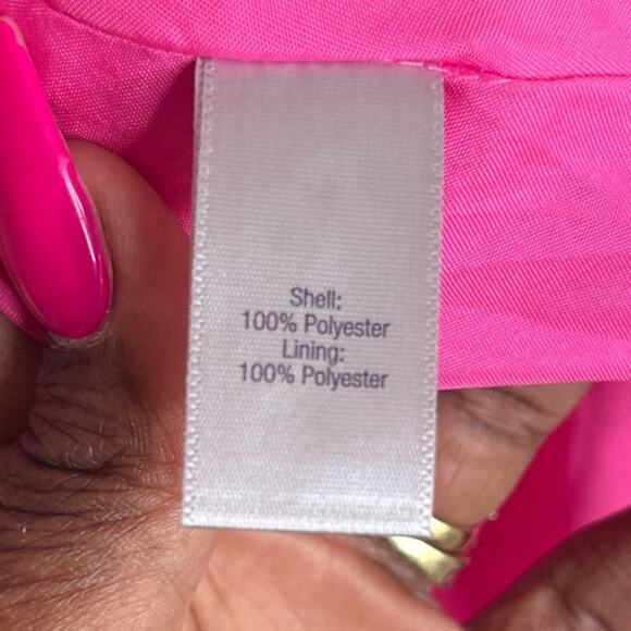 Jennifer Lopez Pink cold shoulder strappy sundress 1X  New - Picture 9 of 11